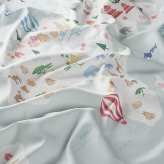 WORLD MAP 8-1908-080 - Gardisette Curtain Fabric